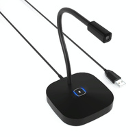 Desktop Usb Microphone For G22 Computers - Black thumbnail