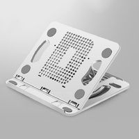 Adjustable Laptop Cooling Stand - Foldable Design - Pink thumbnail