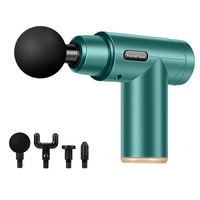 Fascia Mini Electric Muscle Portable Fitness Muscle Relaxing Massager / Massage Gun - Dark Green thumbnail