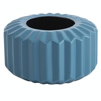 Versatile Vase for Wet and Dry Flowers - Glazed Decorative Pot - Light Green thumbnail