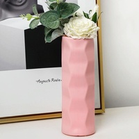 Wave Drop-proof Imitation Porcelain Vase - Simple Home Decor - White thumbnail
