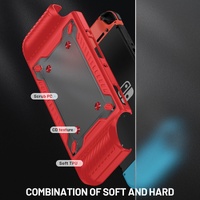 Protective Tpu Pc Case for Nintendo Switch Oled - Red thumbnail