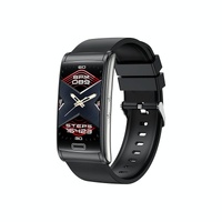 Smart Watch With Heart Rate And Blood Pressure Monitoring - Colour Screen - Red thumbnail
