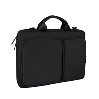 13.3 Inch Detachable Shoulder Laptop Bag - Thickened Polyester - Silver Gray thumbnail