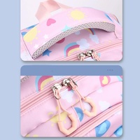 Kids Backpack Set with Lunch Bag & Pencil Case - 3 in 1 - Purple thumbnail