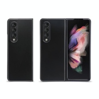 Aluminum Foldable Phone Case for Samsung Galaxy z Fold 4 - Black thumbnail