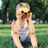High Magnification Children's Outdoor Telescope - Hd Quality - Orange thumbnail