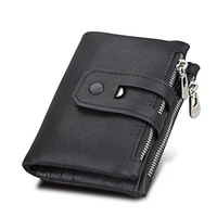 Men Rfid Blocking Cowhide Leather Wallet - Crazy Horse Texture - Ccb1083C thumbnail