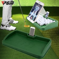 Black Character Pattern Golf Service Box with Phone Stand - 100 Balls - Green Pgm thumbnail