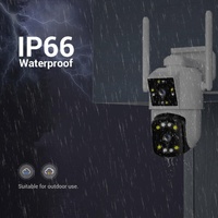 2Mp Dual Lens Dual Screen Wifi Camera With Two-Way Voice & Motion Detection Cloud Storage Support thumbnail