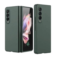 Foldable Metal-look Phone Case for Samsung Galaxy z Fold 4 - Green thumbnail