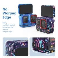 Sports Camera Accessories for Insta360 Ace Pro - Amagisn Body Sticker - Feather thumbnail