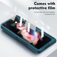 Shockproof Secure Hinge Phone Case for Samsung Galaxy z Fold 4 5g - Green thumbnail