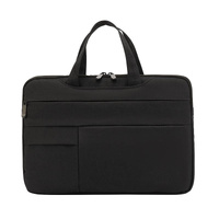 15.6 Inch Waterproof Laptop Handbag in Oxford Cloth - Navy Blue thumbnail