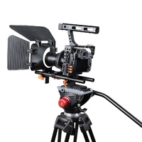 Sony A7 Cage Set With Stabilizer Follow Focus And Matte Box - Orange thumbnail