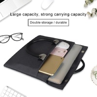 Universal 15.4 Soft Handle Laptop Bag for Macbook Samsung Sony Dell Alienware Chuwi Asus Hp - Portable & Wearable - Pink thumbnail