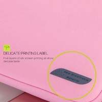 Portable Air Permeable Handheld Laptop Sleeve - 15.6 Inch - 41.5x30.0x3.5cm - Pink thumbnail