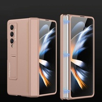 Foldable Magnetic Hinged Case for Samsung Galaxy z Fold 4 - Wine Red thumbnail
