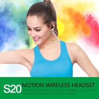 Wireless Bluetooth In-ear Headset with Magnetic Switch & Indicator Light - Green thumbnail