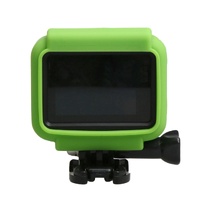 Silicone Border Frame Mount for Gopro Hero5 - Protective Cover - Green thumbnail