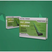 2.5m Golf Putting Mat with Push Rod Trainer & 6 Balls - no Auto Return thumbnail