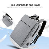 15.6 Laptop Backpack with Usb Charging - Waterproof Oxford Cloth Large Capacity - Grey thumbnail