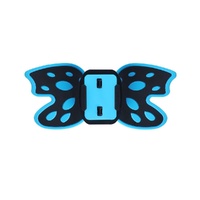 Gopro Helmet Mount Adapter - Butterfly Design - Blue thumbnail