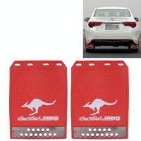 2 Pcs Premium Heavy Duty Molded Splash Mud Flaps Auto Front And Rear Fender Guard Small Size Random Pattern Delivery - Blue thumbnail