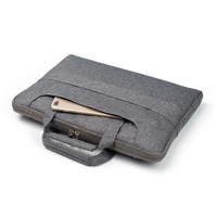 15.4 Inch Laptop Bag - Portable one Shoulder Zipper for Macbook Samsung Sony Dell Alienware Chuwi Asus Hp - Blue thumbnail