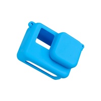 Silicone Protective Case with Lens Cap for Insta360 Ace - Blue thumbnail