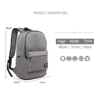 Multi-function Laptop Backpack with Usb Port - Fits 15.6 Devices - Oxford Cloth - 45x31x16cm - Blue thumbnail