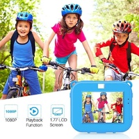 Waterproof 5.0mp Kids' Digital Camera with 1.77 Screen - G20 - Blue thumbnail