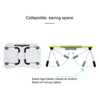 Portable Laptop Desk Stand - Foldable & Non-slip - Sky Blue thumbnail