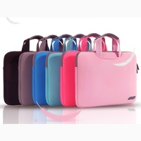Portable Air Permeable Handheld Laptop Sleeve - 15.6 Inch - 41.5x30.0x3.5cm - Magenta thumbnail