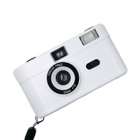 Retro Manual Reusable Film Camera for Kids - no Film - White + Green thumbnail