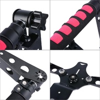 Multifunctional Camera Shoulder Mount For Dslr / Video Camera With Red Handles thumbnail