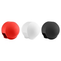 Silicone Dive Case Lens Guard for Insta360 X3 / X4 - Invisible and Protective - Red thumbnail