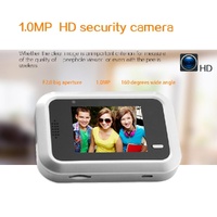 2.4 Screen 2.0Mp Security Camera With Tf Card Support - No Disturb Peephole Viewer thumbnail