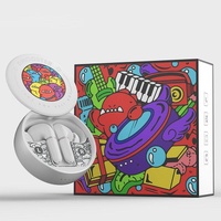 Wireless Bluetooth 5.2 Earphones with Anc & Enc Noise Reduction - White thumbnail