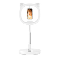 Beauty Eye Care Filling Light Holder for Live Streaming - White thumbnail