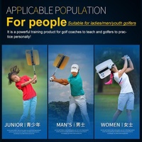 Improve Golf Swing with Wind Resistance Trainer - Yellow thumbnail