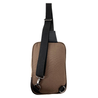 FIB Byron Sling Backpack Bag Travel w/ Single Adjustable Strap - Brown thumbnail