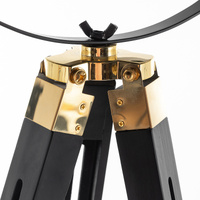 Premium Tripod Spotlight Lamp Nautical Designer Extendable Light - Matte Black thumbnail