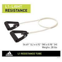 Adidas Resistance Tube Yoga Pilates Gym Exercise Home Fitness Workout L1 thumbnail