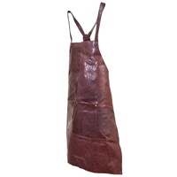 Pierre Cardin Professional Leather Apron Butcher Woodwork Hairdressing Barber Chef - Chestnut thumbnail