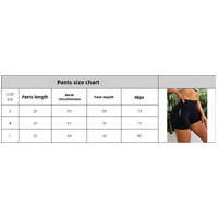 2 pcs High waist blue yoga shorts for running, fitness and sports | Tummy control, butt lift, sweat wicking, size S thumbnail
