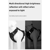Size M Purple Reflective No-Pull Dog Harness - Adjustable & Durable for Large Breeds, Anti-Escape Design thumbnail