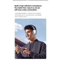 Green Comfortable Over-Ear Headphones - Hi-Fi Sound, Long Battery, Swivel Control thumbnail