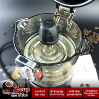 12V Car Espresso Moka Coffee Maker Set Espresso In Car Coffee Machine With 2Cups thumbnail