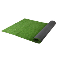 Primeturf Synthetic 10mm 1mx20m 20sqm Artificial Grass Fake Turf Olive Plants Plastic Lawn 